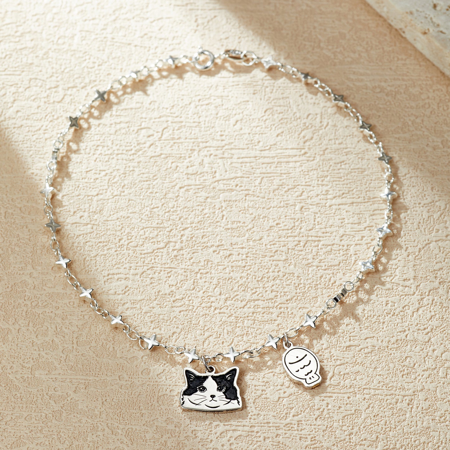 Custom Engraved Silver Bracelet with Pet Portrait