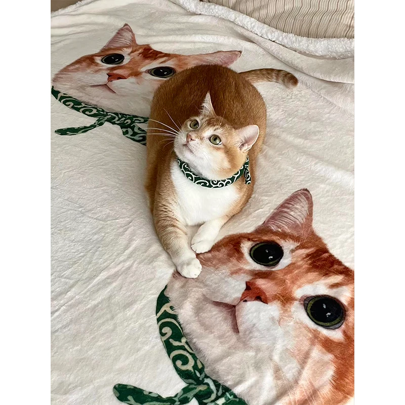 Custom Blanket with Pet Portrait