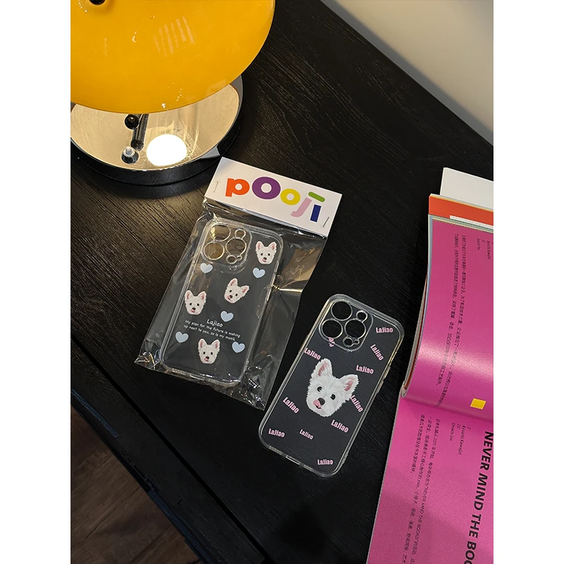 Custom iPhone Clear Case with Pet Photo