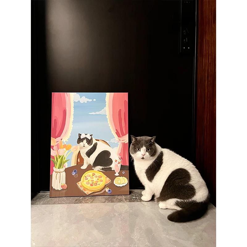Custom Pet Portrait Art - B