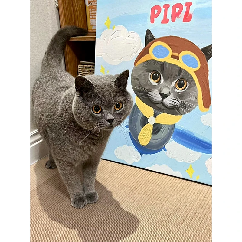 Custom Pet Portrait Art - A