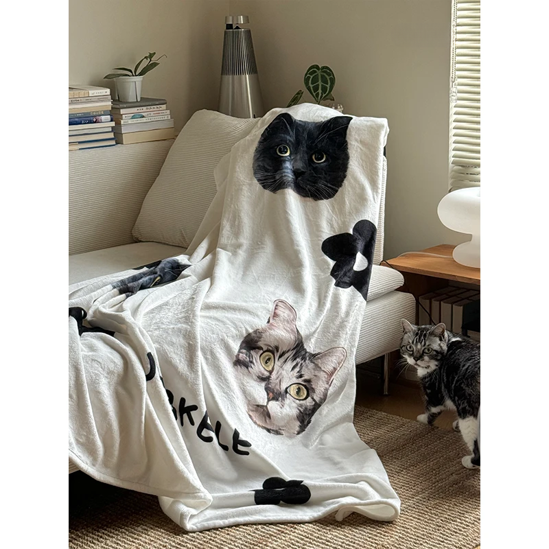 Custom Blanket with Pet Portrait
