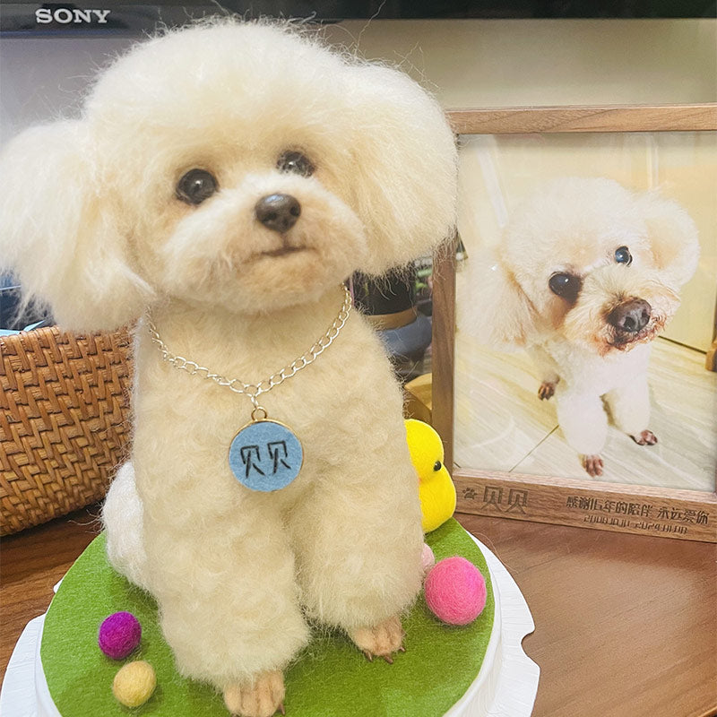 Handmade Pet Replica - Custom Felt Keepsake | PawsClone