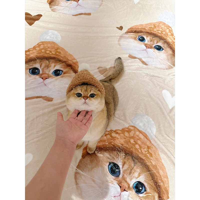 Custom Blanket with Pet Portrait