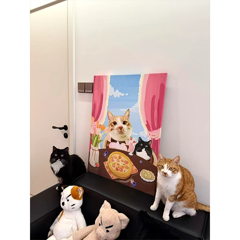 Custom Pet Portrait Art - B