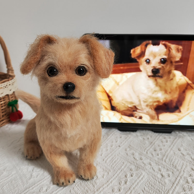 Handmade Pet Replica - Custom Felt Keepsake | PawsClone