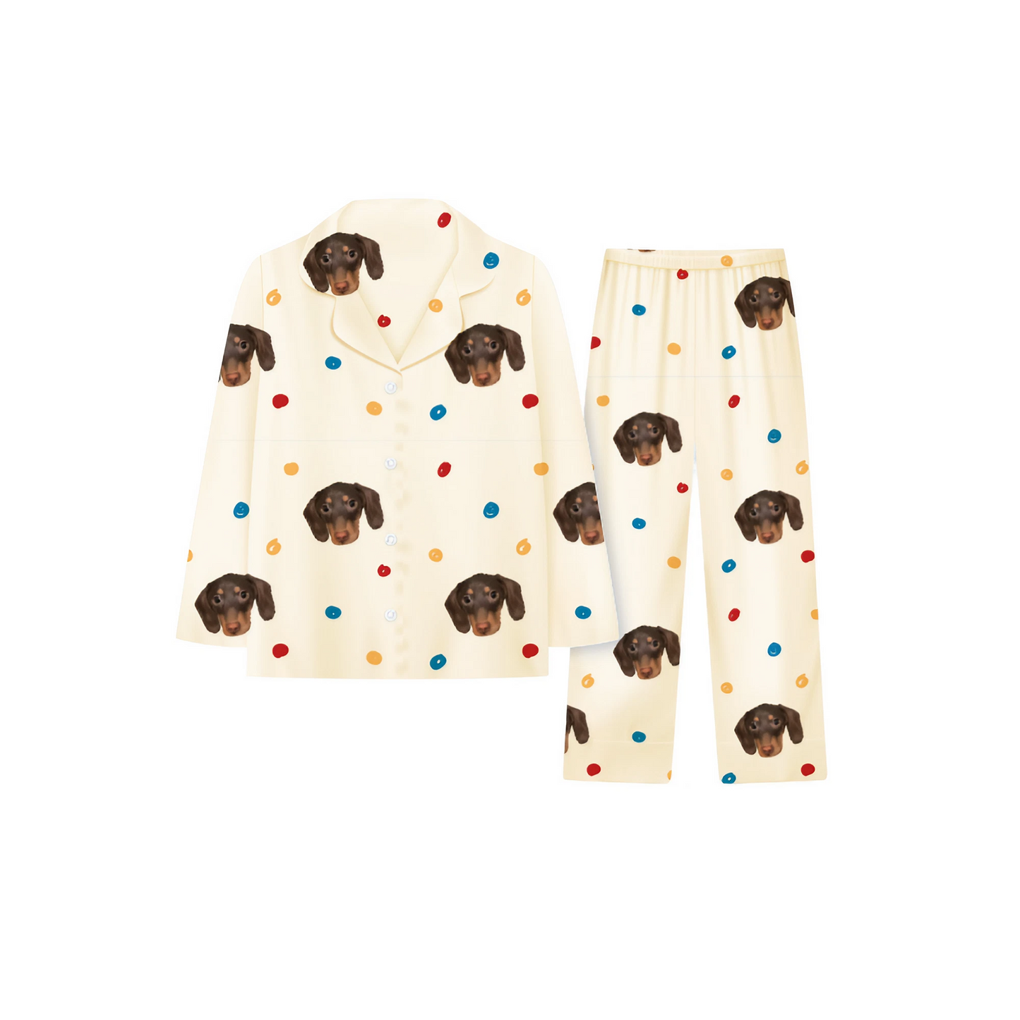 Custom Pajamas with Pet Face