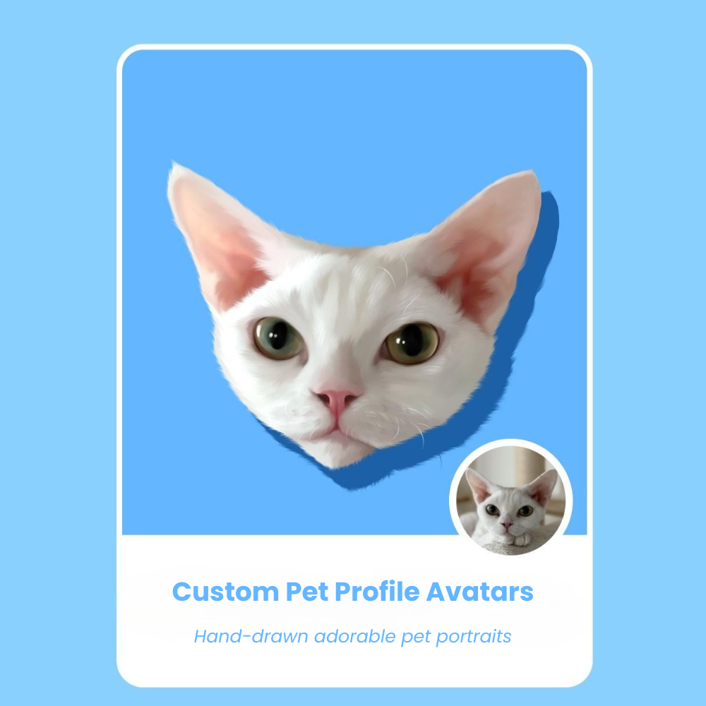 Custom Pet Profile Avatars (Digital File)
