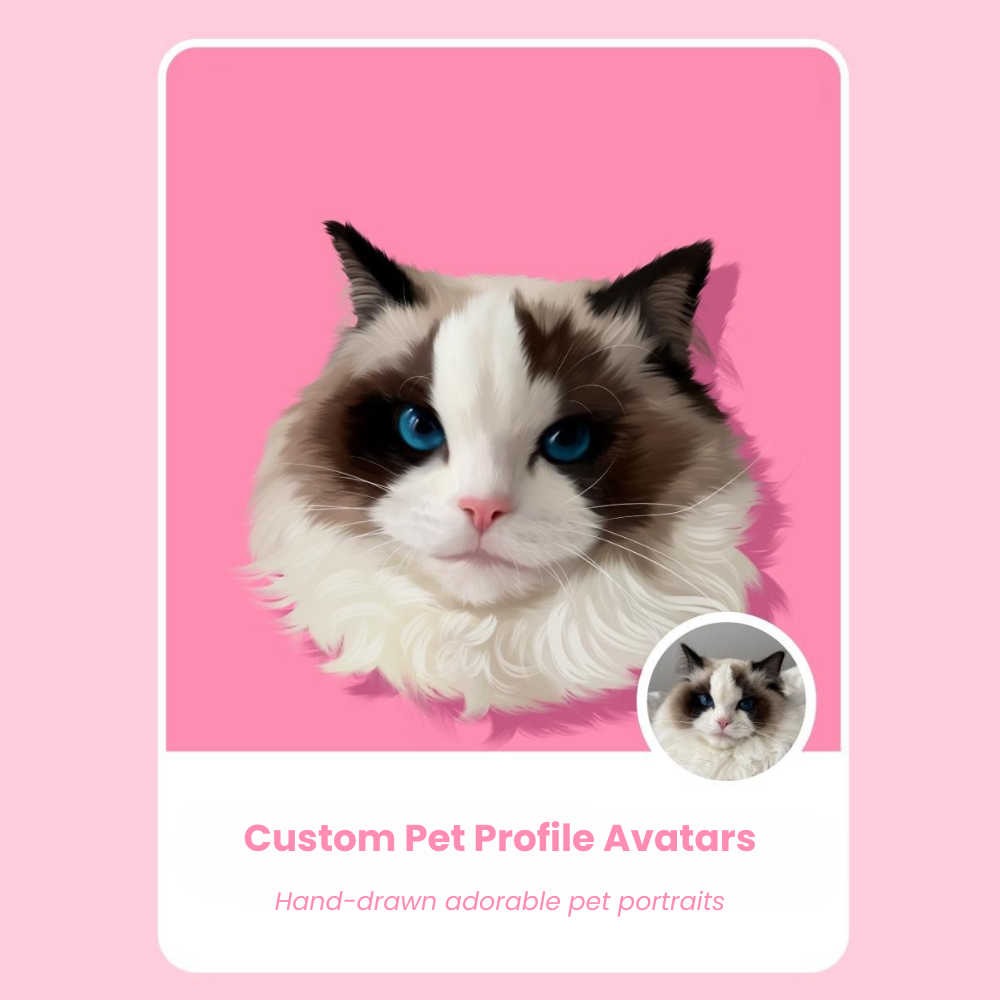 Custom Pet Profile Avatars (Digital File)