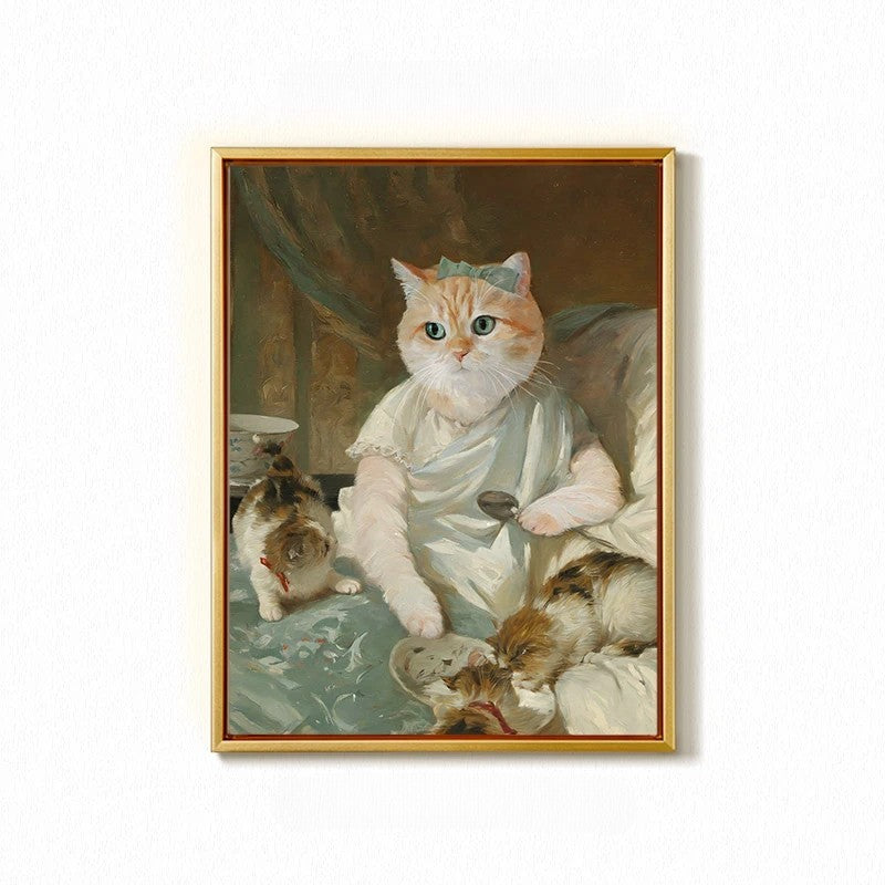 Custom Hand-Painted Pet Portrait - Gallery-Quality Canvas | PawsClone