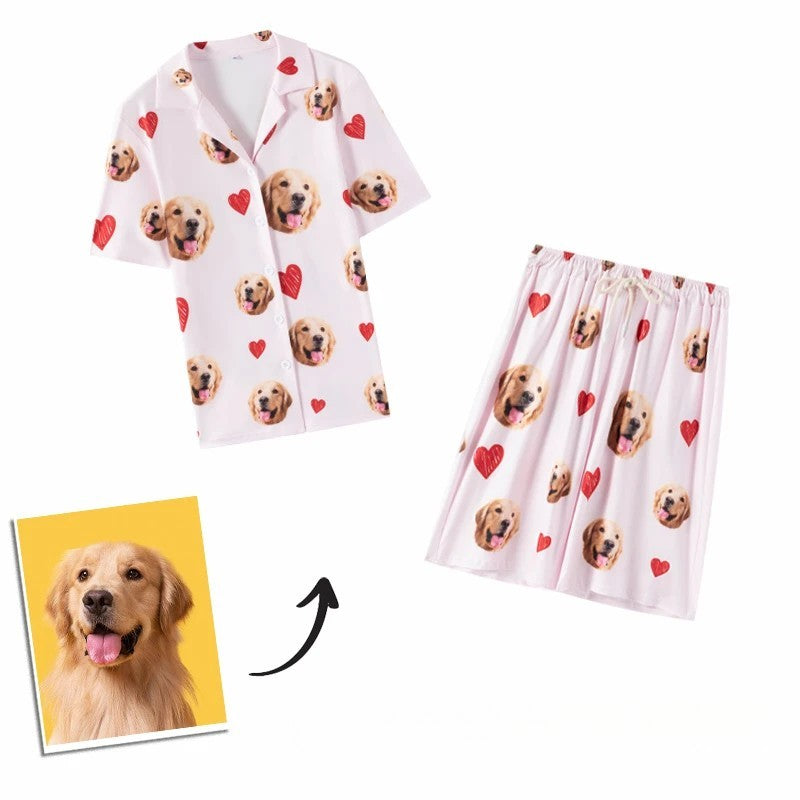 Custom Pet Pajamas - Matching Family Sets with Photo Prints | PawsClone