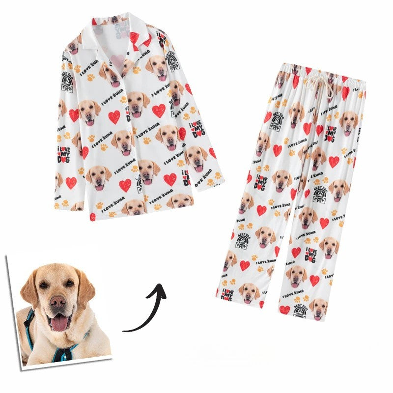 Custom Pet Pajamas - Matching Family Sets with Photo Prints | PawsClone