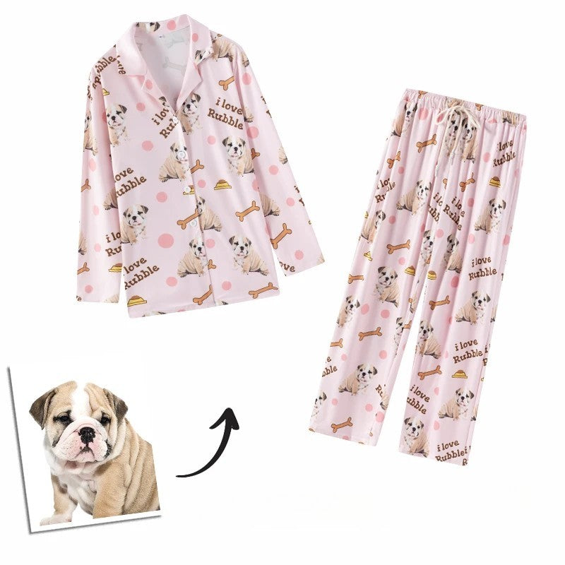 Custom Pet Pajamas - Matching Family Sets with Photo Prints | PawsClone