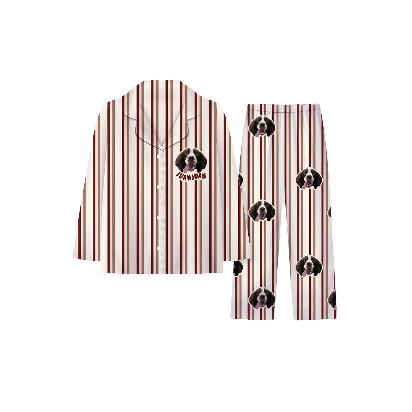 Custom Pajamas with Pet Face