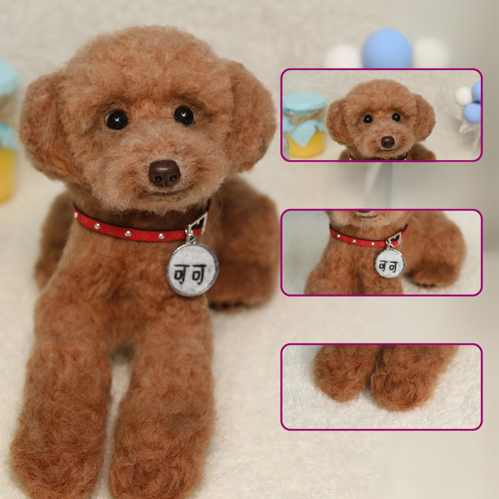 Handmade Pet Replica - Custom Felt Keepsake | PawsClone