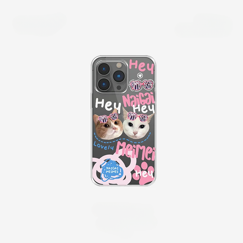 Custom iPhone Clear Case with Pet Photo