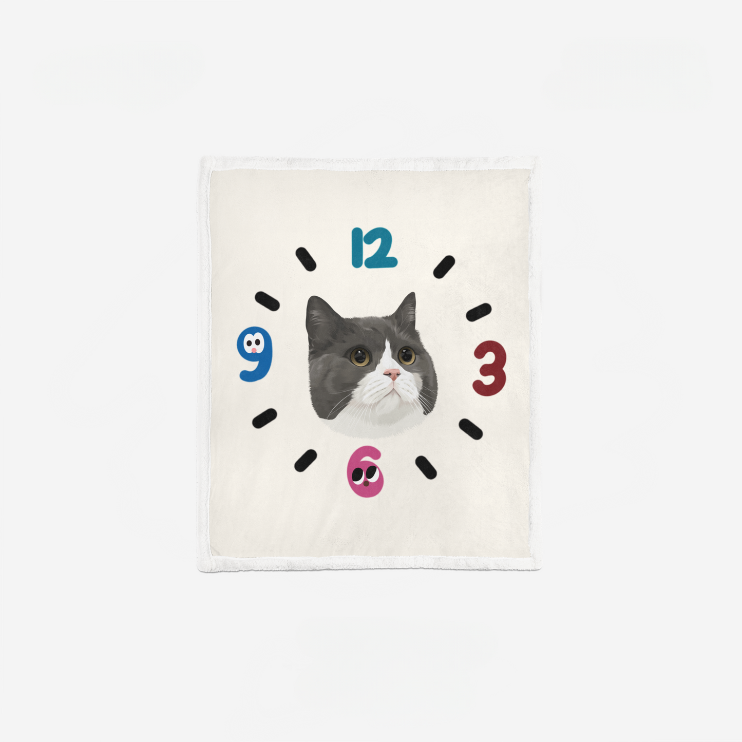 Custom Blanket with Pet Portrait