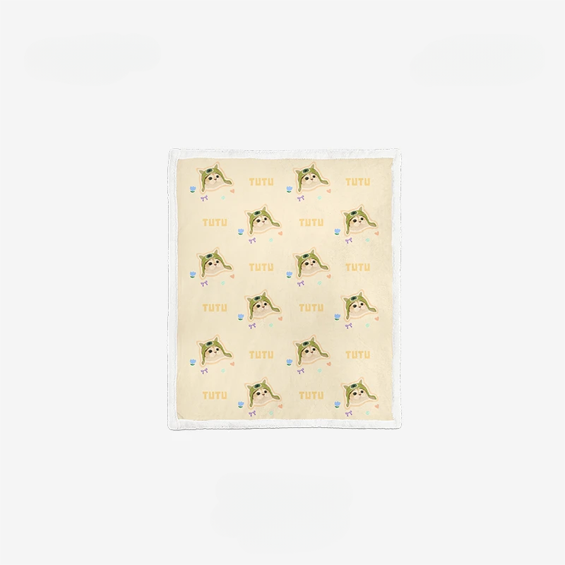 Custom Blanket with Pet Portrait