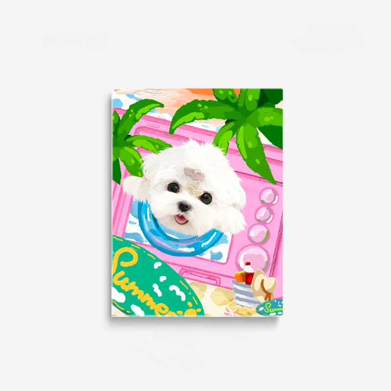 Custom Pet Portrait Art - B
