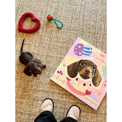 Custom Pet Portrait Art - A