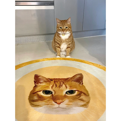 Custom Rug with Pet Face