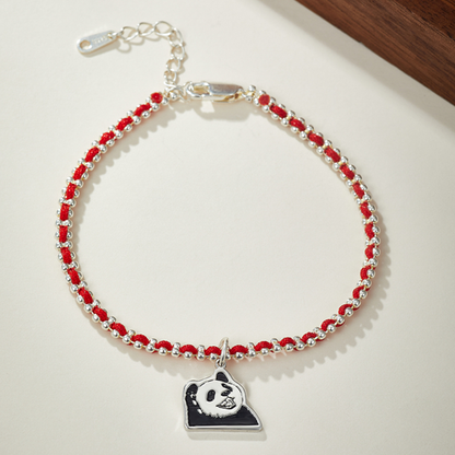 Custom Silver Bracelet with Pet Portrait Engraving