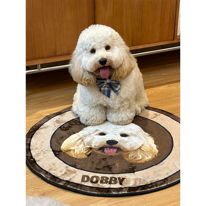 Custom Rug with Pet Face