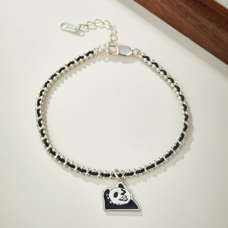 Custom Silver Bracelet with Pet Portrait Engraving