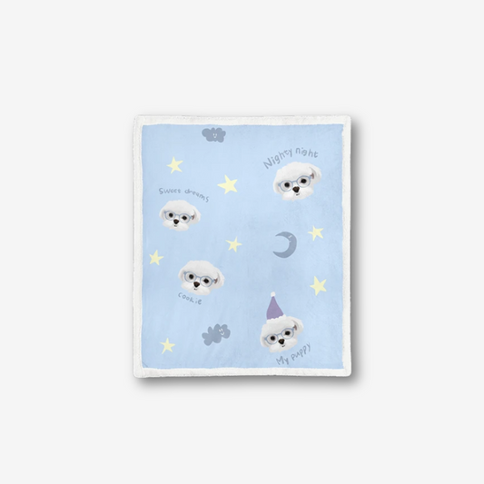 Custom Blanket with Pet Portrait