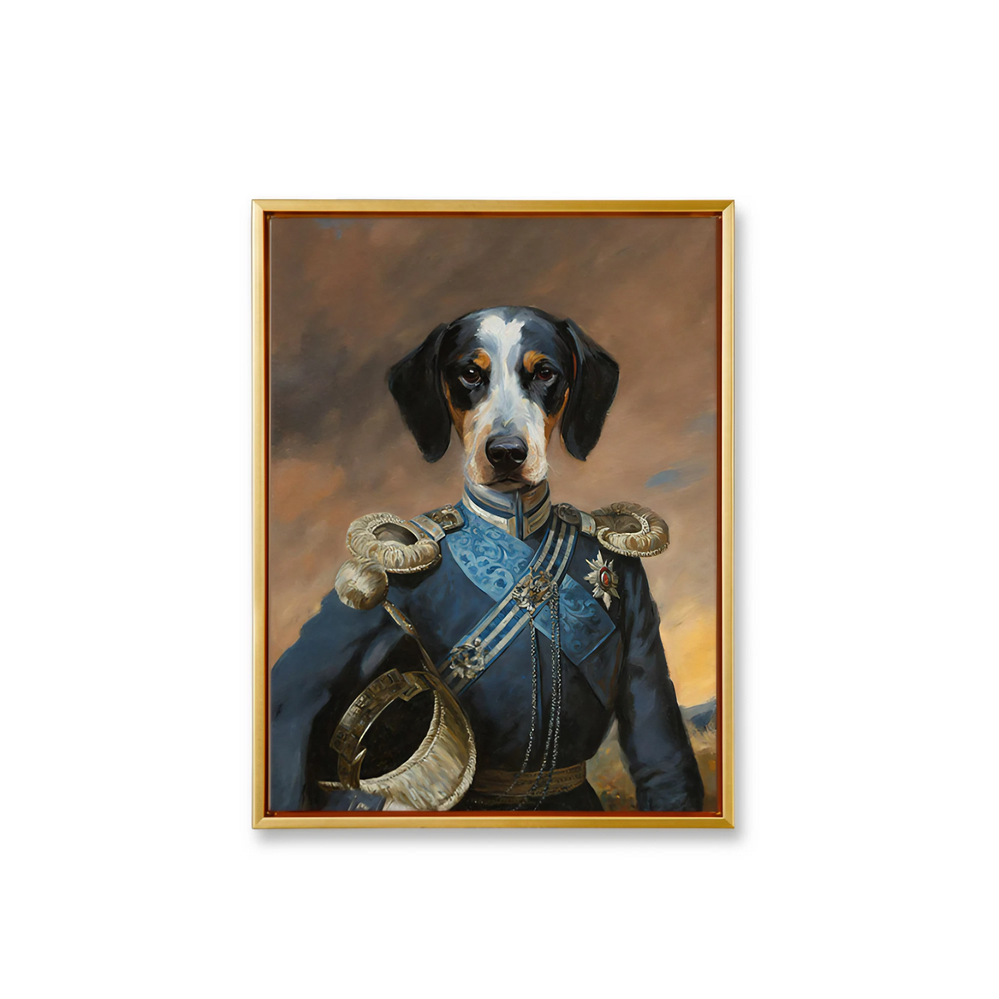 Custom Hand-Painted Pet Portrait - Gallery-Quality Canvas | PawsClone