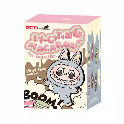 LABUBU POP MART The Monsters Exciting Macaron Pendant Plush Sealed Bag Gift