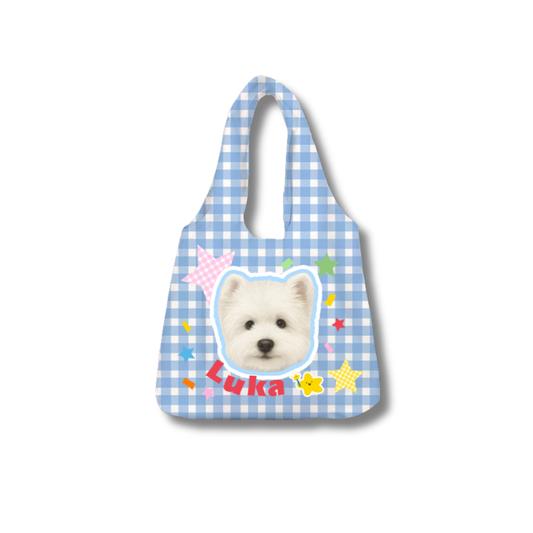 Custom Canva Bag with Pet Photo