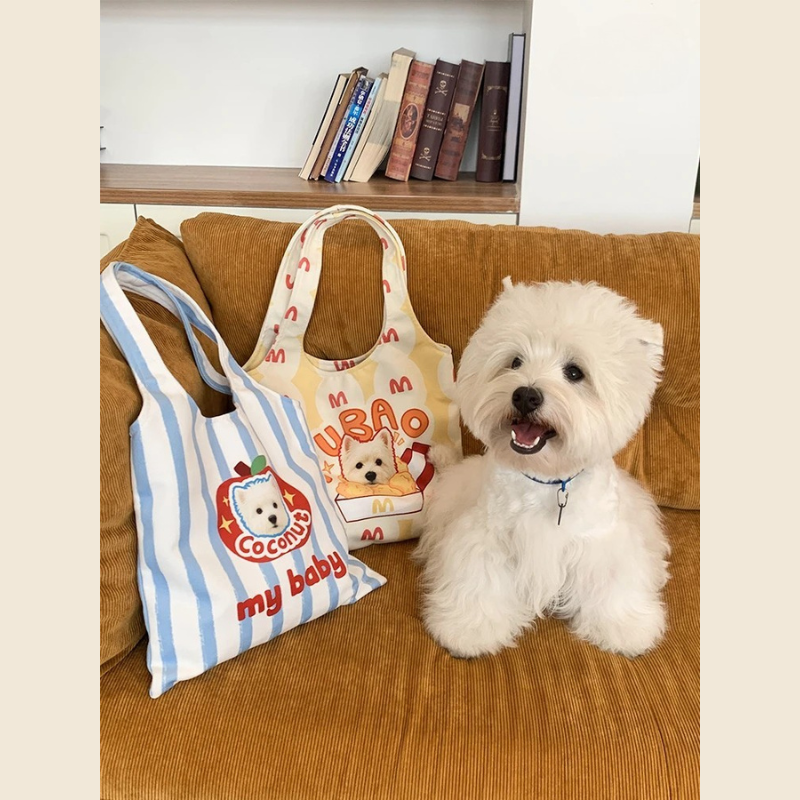 Custom Canva Bag with Pet Photo