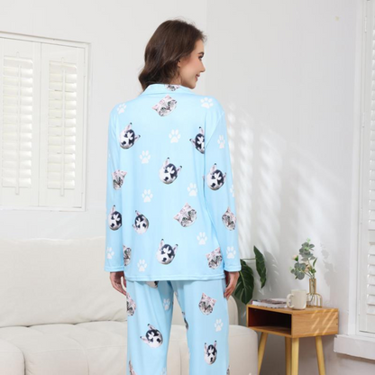 Custom Pet Pajamas - Matching Family Sets with Photo Prints | PawsClone