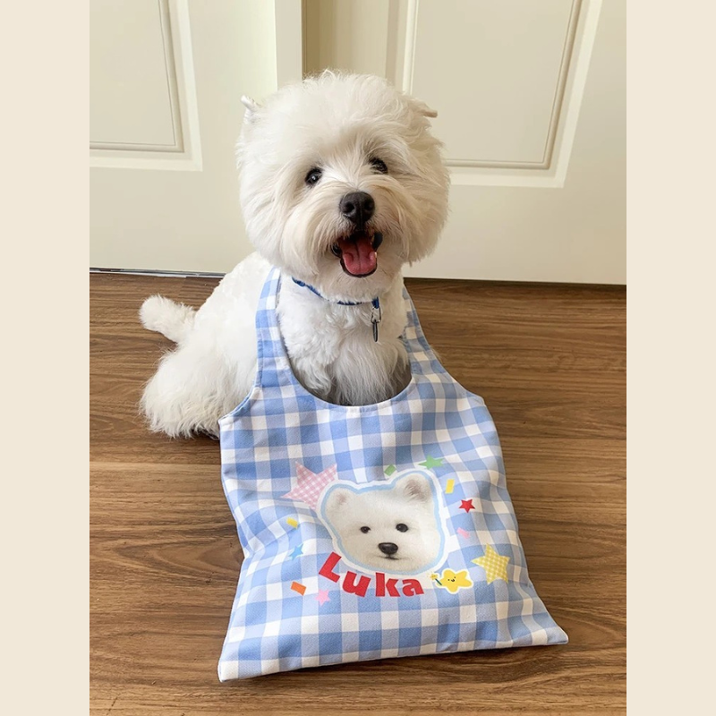 Custom Canva Bag with Pet Photo