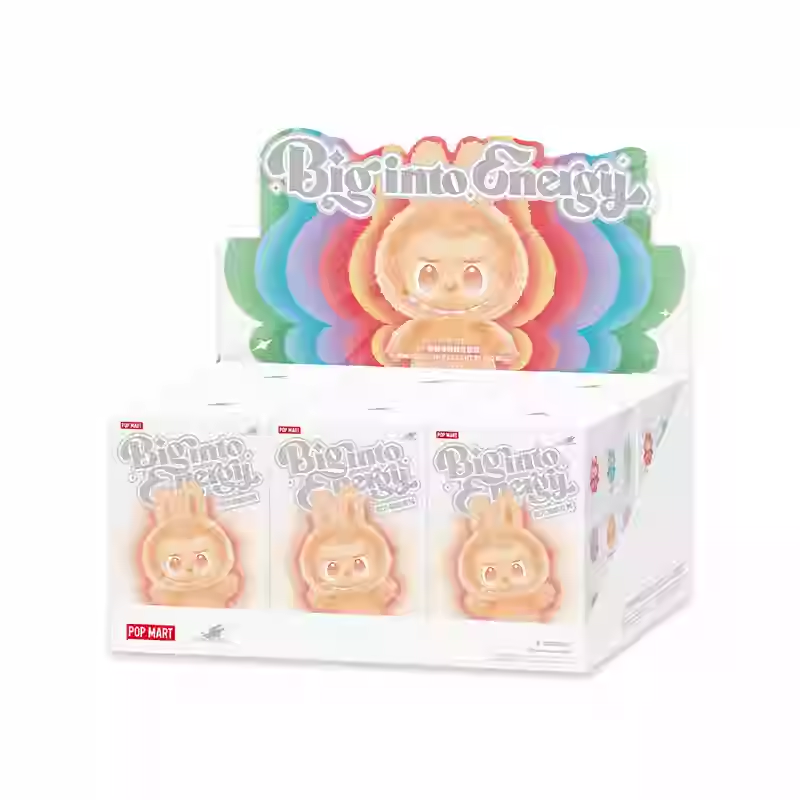 LABUBU POP MART The Monsters Big into Energy Series Vinyl Pendant Plush Sealed Bag Gift