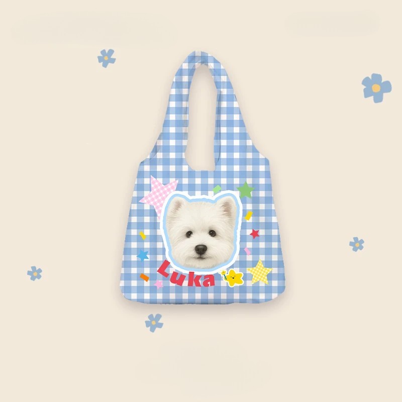 Custom Canva Bag with Pet Photo