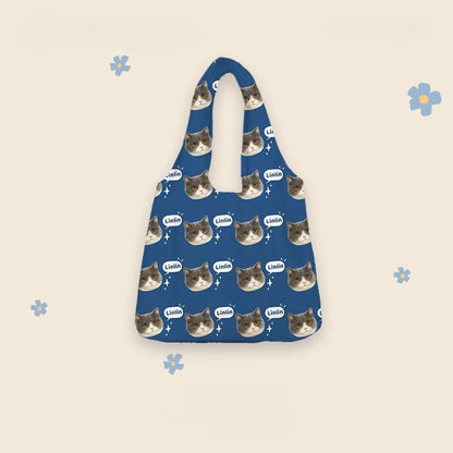 Custom Canva Bag with Pet Photo