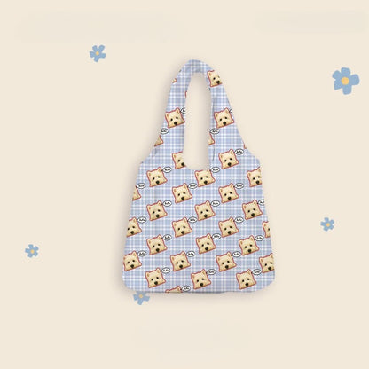 Custom Canva Bag with Pet Photo